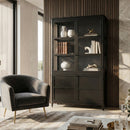 Hospitality furniture - Black Metal 4-Door Cabinet - www.oroatrade.com