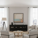 Natural Oak Rectangular Media Unit | Novi Living Henry | Oroa.com