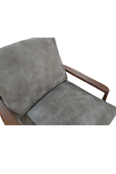 Walnut Framed Leather Accent Chair | Novi Living Arturo | Oroatrade.com