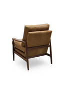 Walnut Framed Leather Accent Chair | Novi Living Arturo | Oroatrade.com