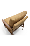 Walnut Framed Leather Accent Chair | Novi Living Arturo | Oroatrade.com