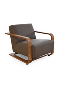 Oak Framed Lounge Chair | Novi Living Eckersley