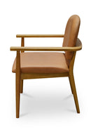 Wooden Padded Dining Chairs (2) | Novi Living Norrie