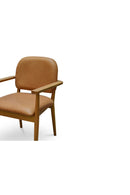 Wooden Padded Dining Chairs (2) | Novi Living Norrie