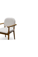 Wooden Padded Dining Chairs (2) | Novi Living Norrie