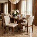 Cream Padded Dining Chairs (2) | Novi Living Demi | Oroa.com