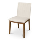 Hospitality furniture - Cream Padded Dining Chairs (2) - www.oroatrade.com