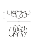 Interlocking Bronze Ring Wall Decor | Novi Living Coro | Oroatrade.com