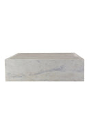 Hospitality furniture - Square White Marble Coffee Table - www.oroatrade.com