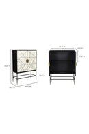 Contract furniture - Cream 2-Door Cabinet - www.oroatrade.com
