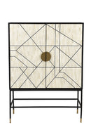 Contract furniture - Cream 2-Door Cabinet - www.oroatrade.com