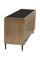 Hospitality furniture - Antique Brass 2-Door Sideboard - www.oroatrade.com
