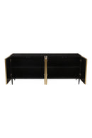 Hospitality furniture - Antique Brass 2-Door Sideboard - www.oroatrade.com