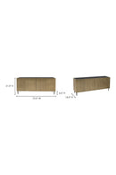 Hospitality furniture - Antique Brass 2-Door Sideboard - www.oroatrade.com