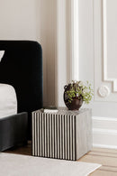 Black & White Bone Side Table | Novi Living Terning | Oroa.com