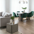 Black & White Bone Side Table | Novi Living Terning | Oroa.com