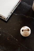 Contract furniture - Black Marble Round Coffee Table - www.oroatrade.com