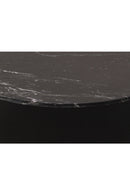 Contract furniture - Black Marble Round Coffee Table - www.oroatrade.com