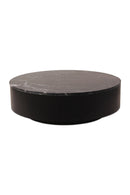 Contract furniture - Black Marble Round Coffee Table - www.oroatrade.com