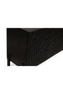 Contract furniture - Black Oak Chiseled 4-Door Sideboard - www.oroatrade.com