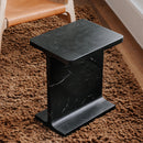Hospitality furniture - Marble I-Beam Accent Table - www.oroatrade.com