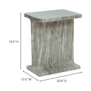 Hospitality furniture - Marble I-Beam Accent Table - www.oroatrade.com