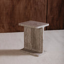 Hospitality furniture - Marble I-Beam Accent Table - www.oroatrade.com