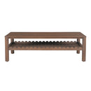 Wooden Scalloped Coffee Table | Novi Living Wiley