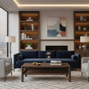 Wooden Scalloped Coffee Table | Novi Living Wiley