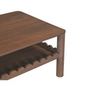 Wooden Scalloped Coffee Table | Novi Living Wiley
