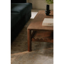 Wooden Scalloped Coffee Table | Novi Living Wiley