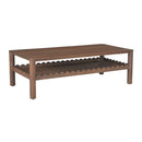 Wooden Scalloped Coffee Table | Novi Living Wiley