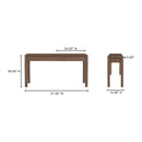 Wooden Scalloped 2-Drawer Console Table | Novi Living Wiley