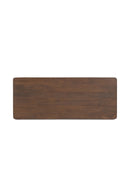 Scalloped Edge Wooden 3-Drawer Desk | Novi Living Wiley | Oroa.com