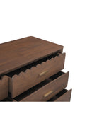 Contract furniture - Scalloped Edge Wooden 6-Drawer Dresser - www.oroatrade.com