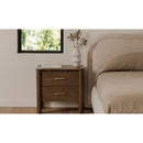 Scalloped-Edge 2-Drawer Nightstand | Novi Living Wiley