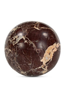 Hospitality furniture - Red Marble Sphere Tabletop Decor - www.oroatrade.com