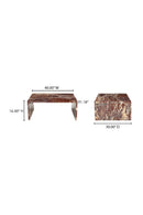 Hospitality furniture - Marble Rectangular Coffee Table - www.oroatrade.com