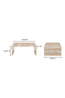 Hospitality furniture - Marble Rectangular Coffee Table - www.oroatrade.com