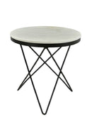Hospitality furniture - Round Marble Side Table - www.oroatrade.com