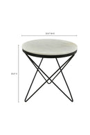 Hospitality furniture - Round Marble Side Table - www.oroatrade.com