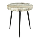 Iron Base Marble Accent Table | Novi Living Brinley