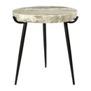 Iron Base Marble Accent Table | Novi Living Brinley