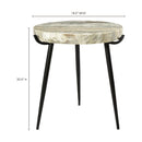 Iron Base Marble Accent Table | Novi Living Brinley