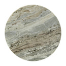 Round Natural Marble Accent Table | Novi Living Cirque