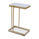 Gold-Framed Marble Side Table | Novi Living Sulu C