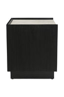 Hospitality furniture - Marble Top Black Nightstand - www.oroatrade.com