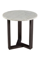 Hospitality furniture - Gray Marble Side Table - www.oroatrade.com