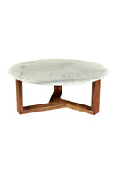 Hospitality furniture - Wooden Base Marble Coffee Table - www.oroatrade.com