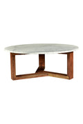 Hospitality furniture - Wooden Base Marble Coffee Table - www.oroatrade.com